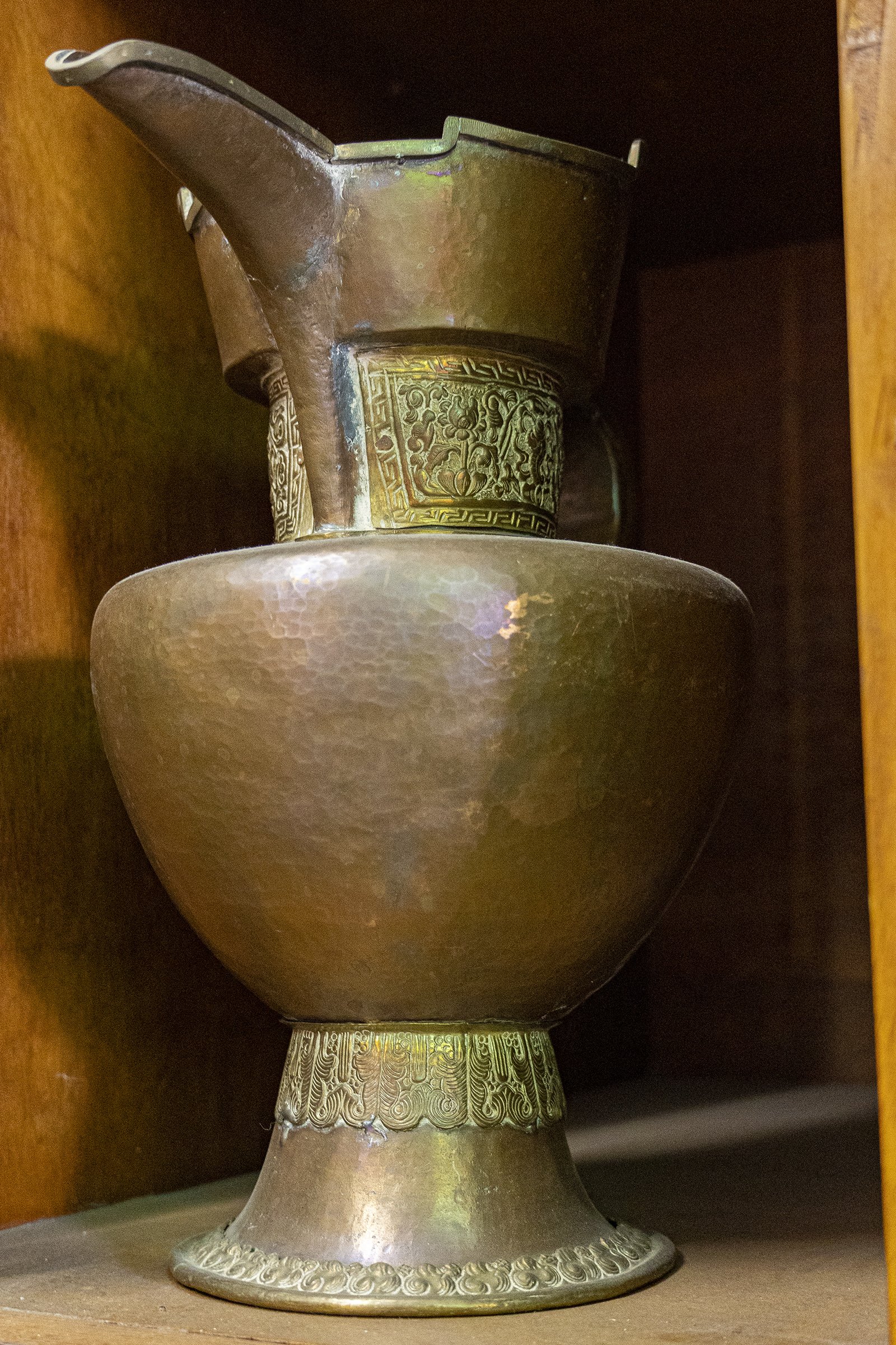 Sherpa traditional copper vessels (1)