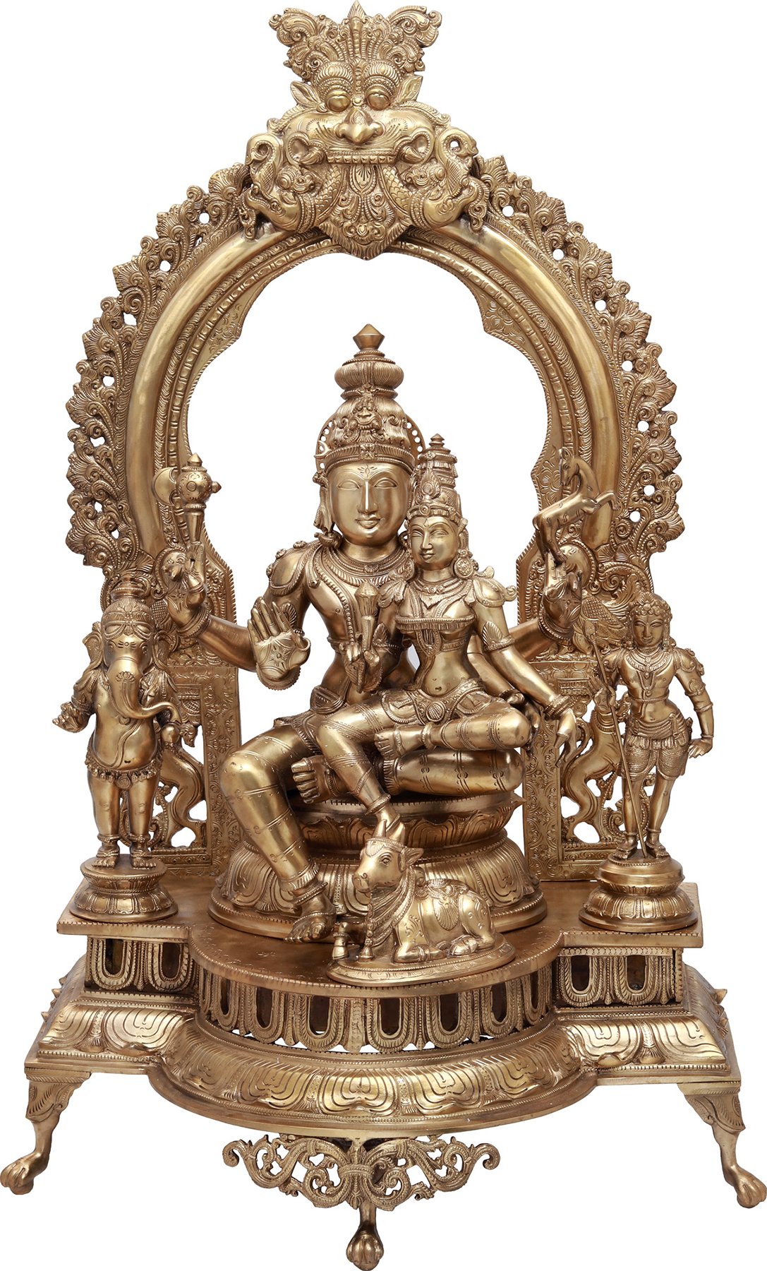 Shiva-parivar statue