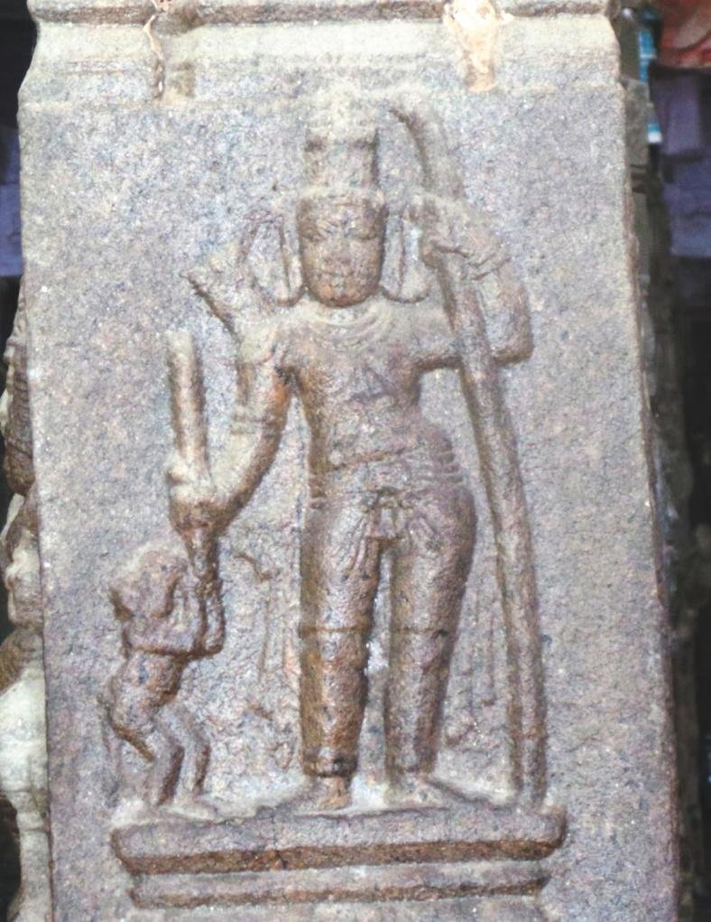 Figure 215. Sri Rama with Anjaneya near his right hand.