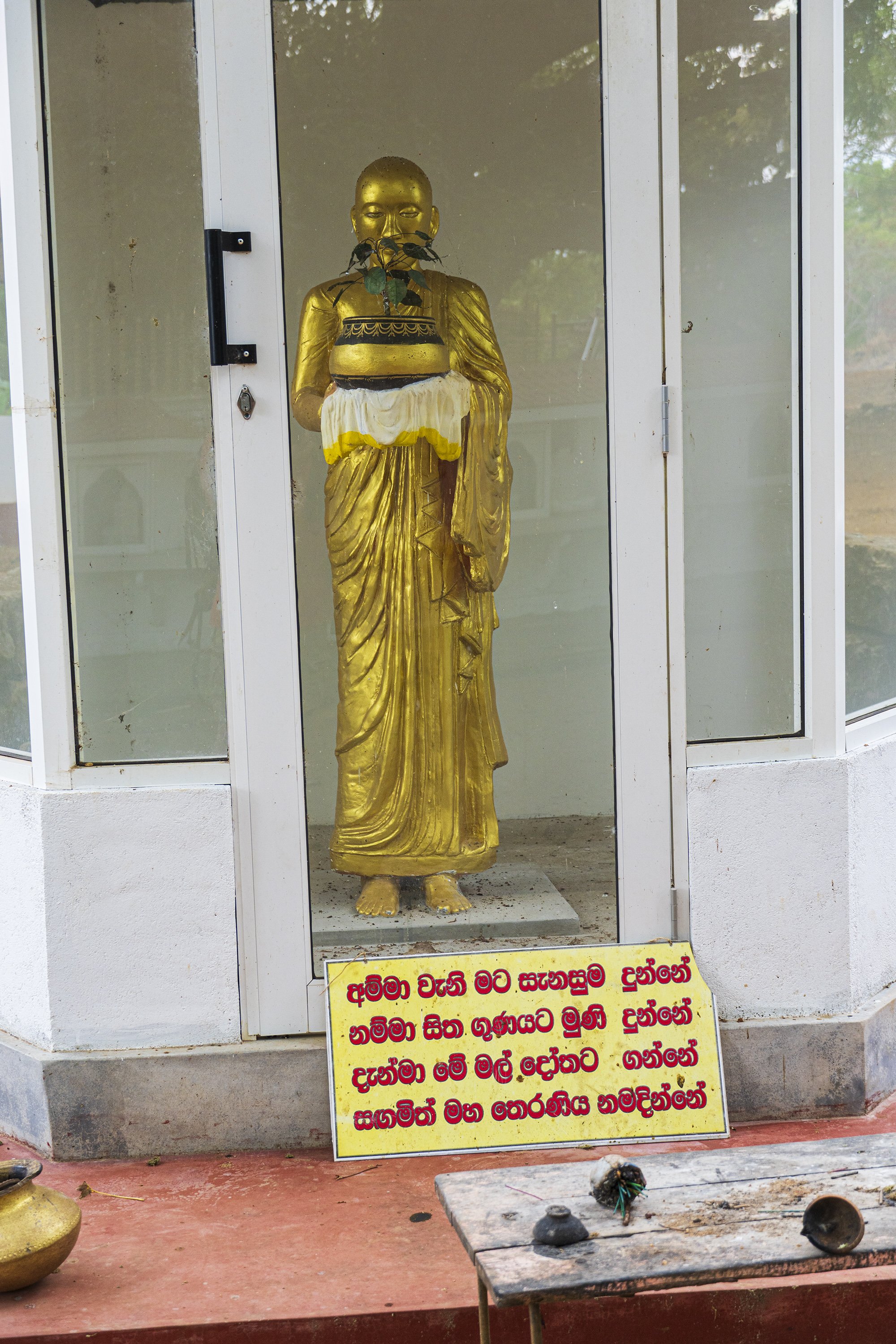 Statue inside house