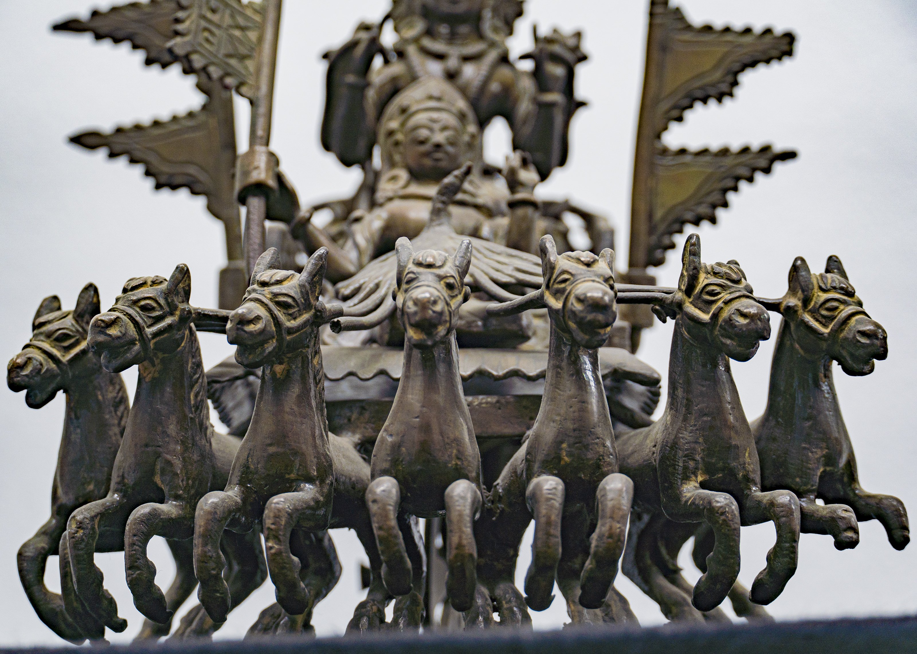 Surya (detail of the horses)