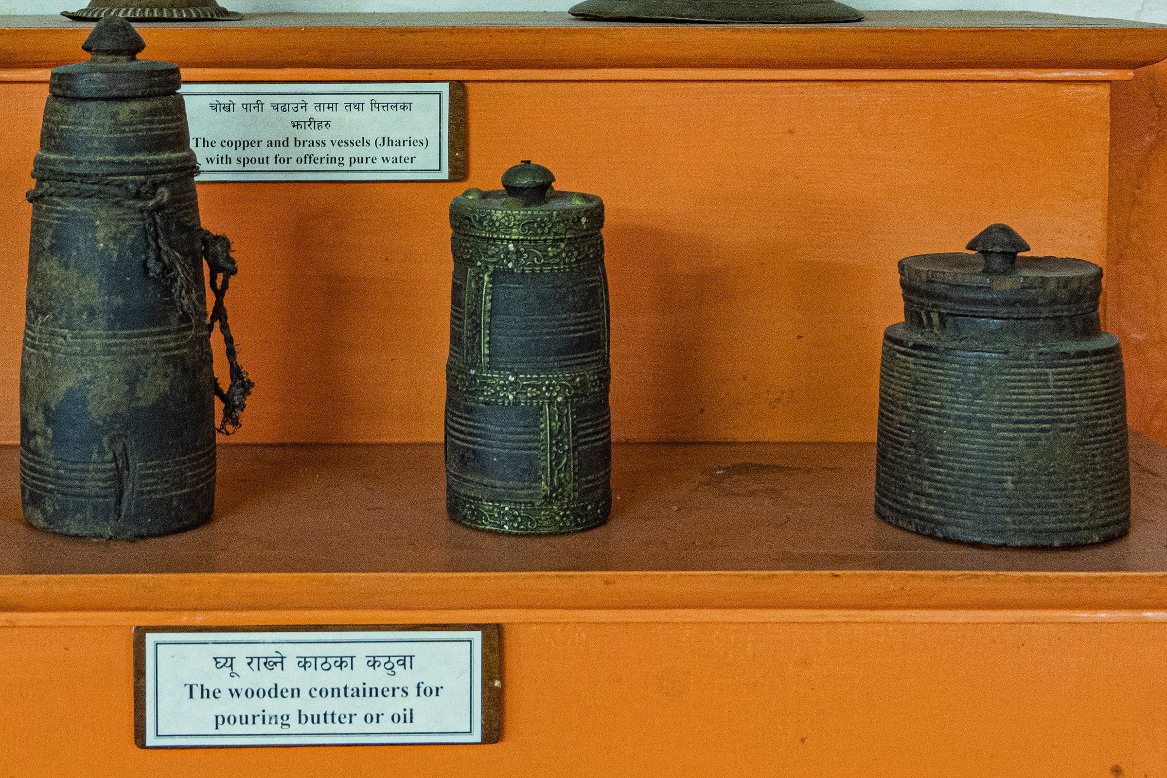 Thakali wooden containers