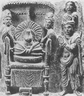 Figure 94. The Worship of the Turban (Gandhara)