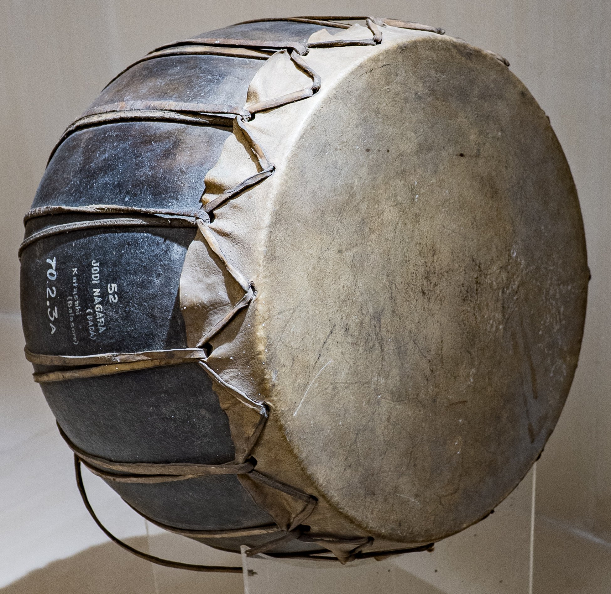 Traditional Jodinagar Drum [Odisha State Museum—Musical instruments]