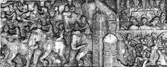 Figure 119. War for Buddha’s Relics (Amaravati)