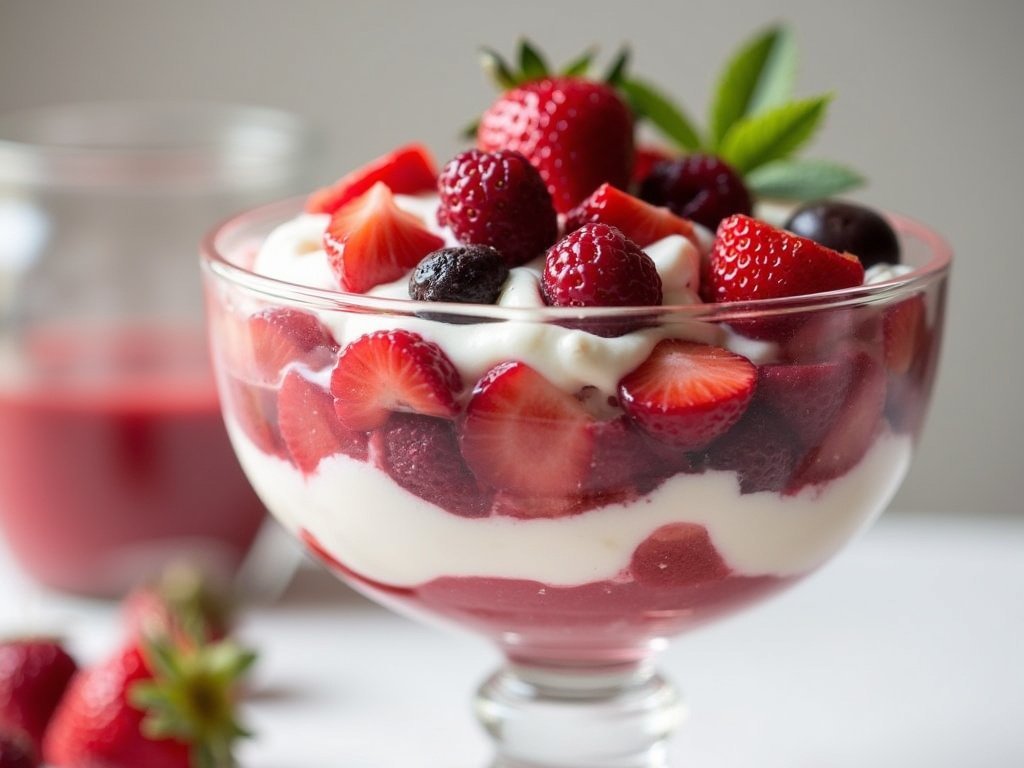 Parfait aux Fruits Rouges Dlicieux