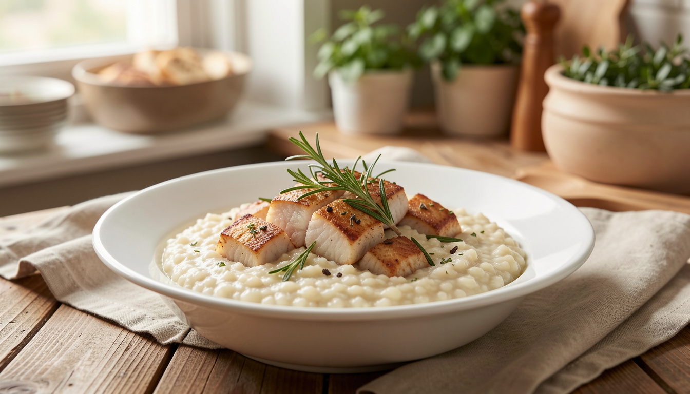Risotto Aromatique à l'Aiglefin et au Romarin (recette et conseils)