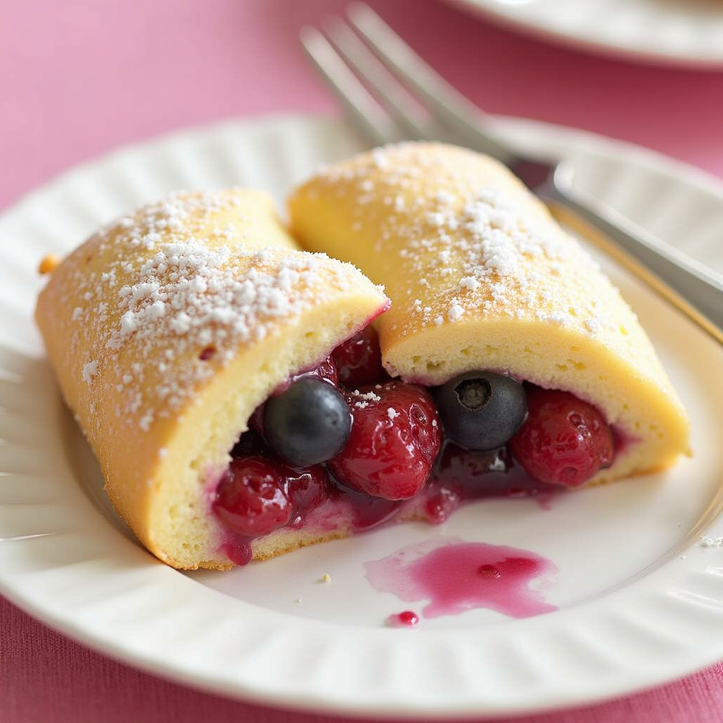 Rollo de Frutas del Bosque // Berry Roly-Poly (Receta y consejos)