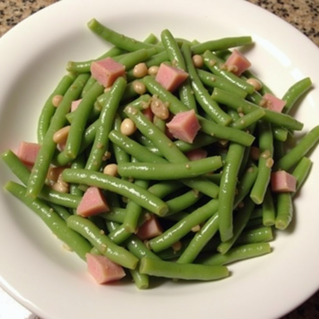 Boiled String Beans with Ham (recipe and tips)