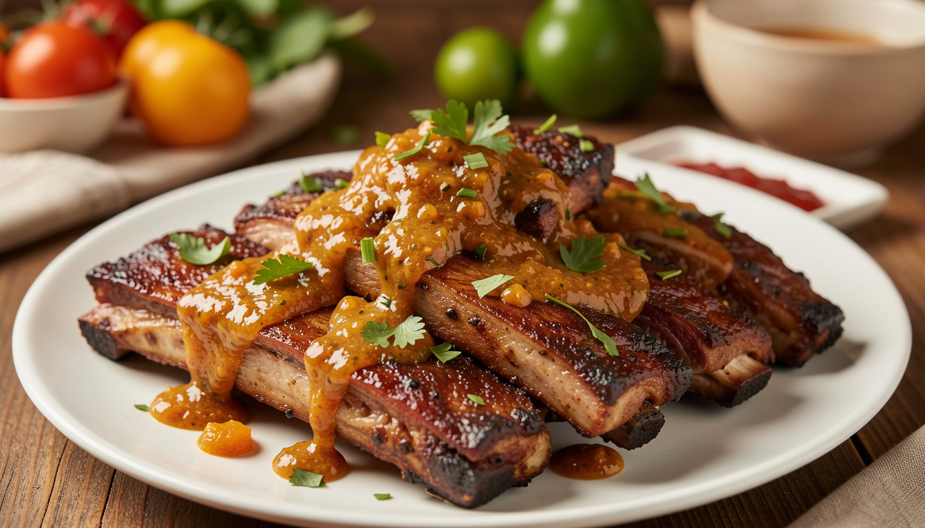 Spiced Caribbean Brined Ribs with Citrus Mojo (recipe and tips)