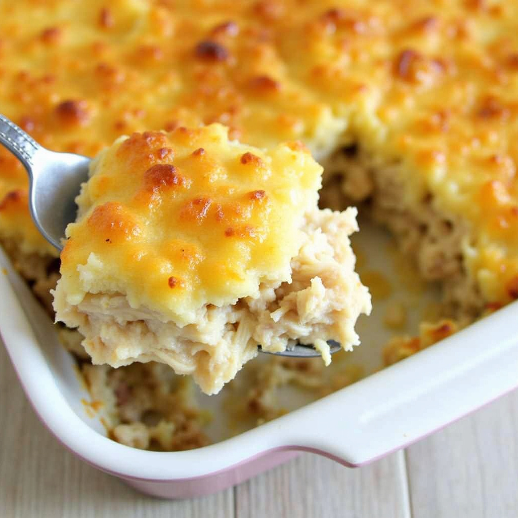 Chicken And Dressing Casserole