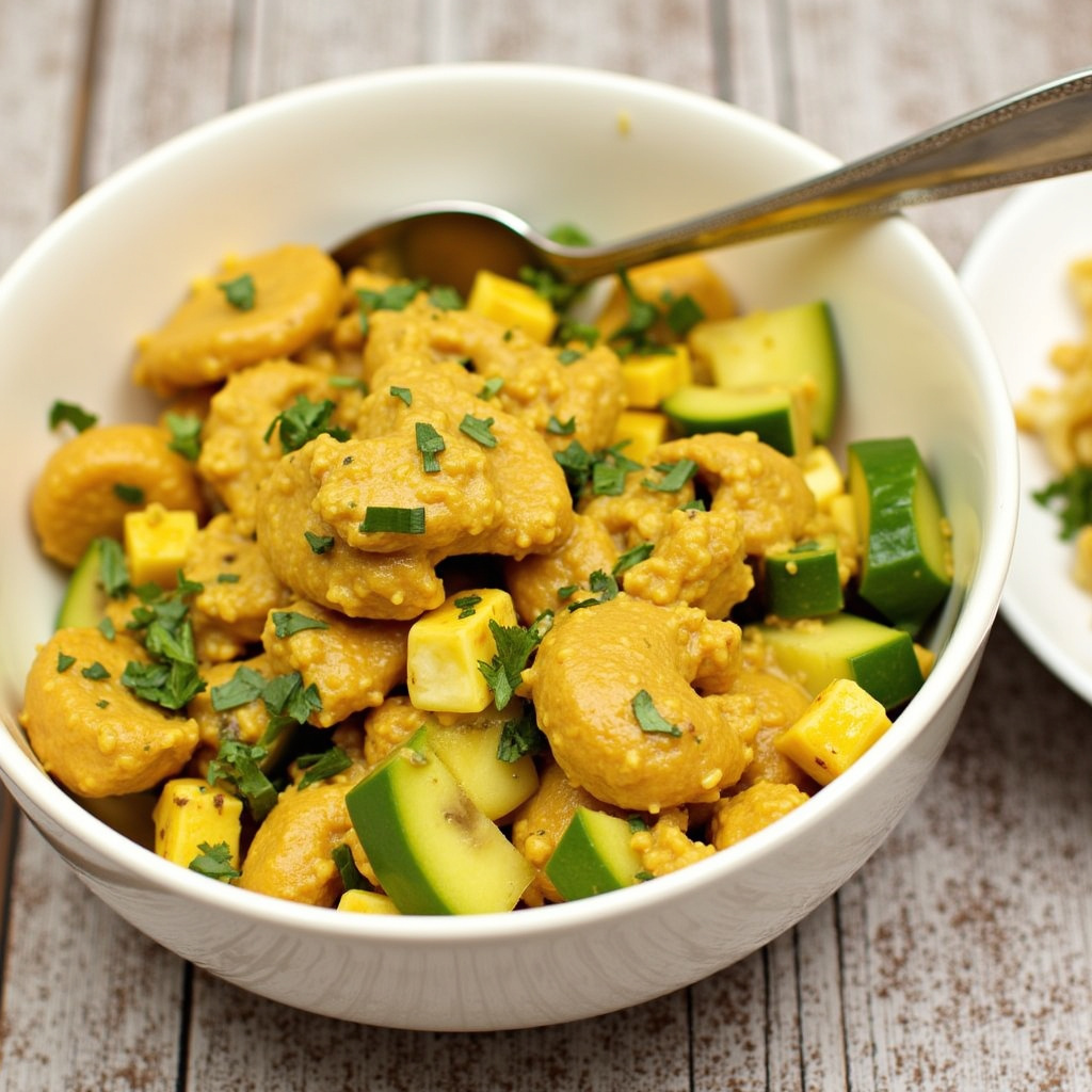Hähnchen-Curry-Salat