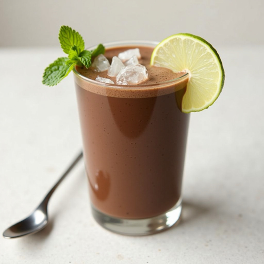 Shot Crme de Menthe et Chocolat Blanc