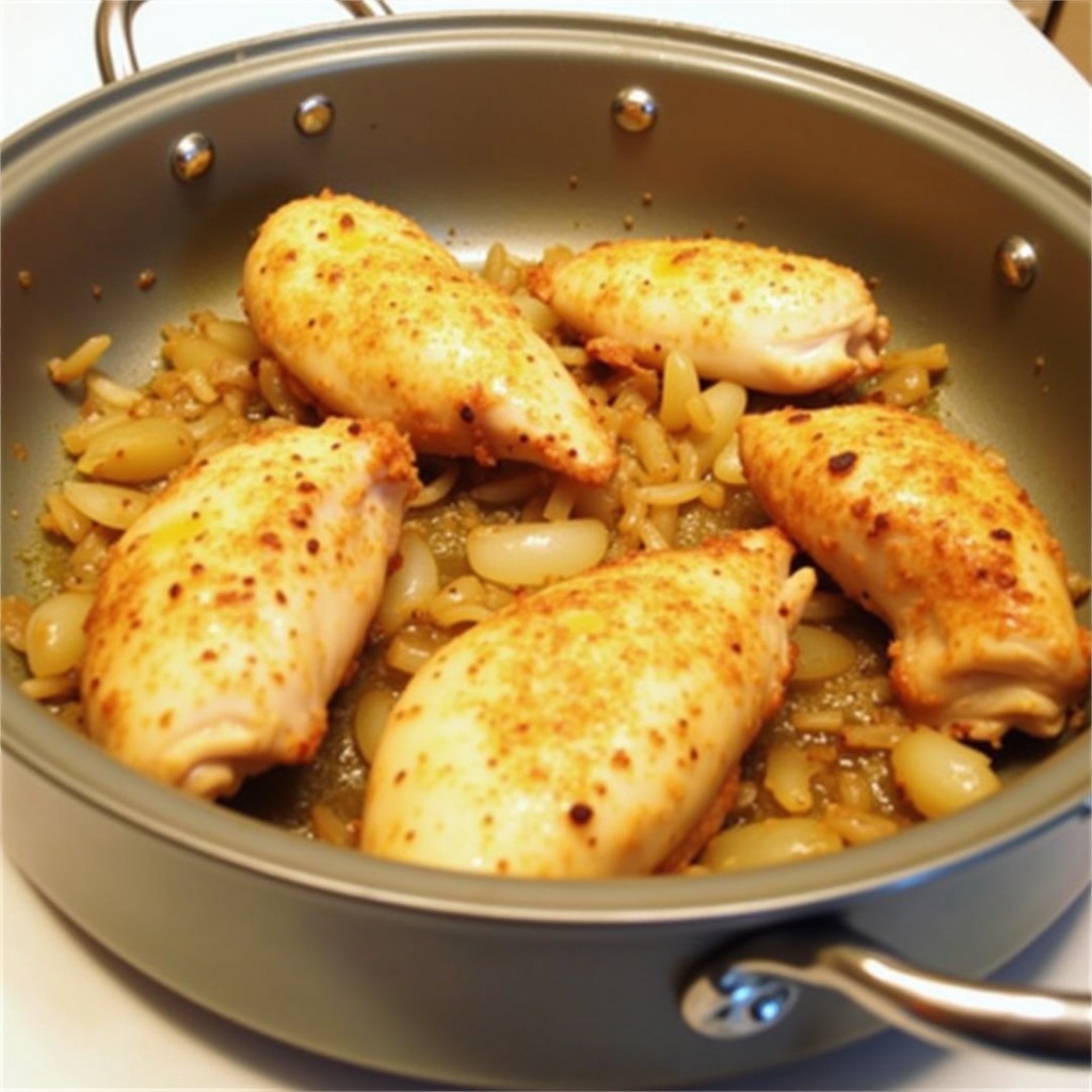 Pollo Casero con Cebollas (Receta y consejos)