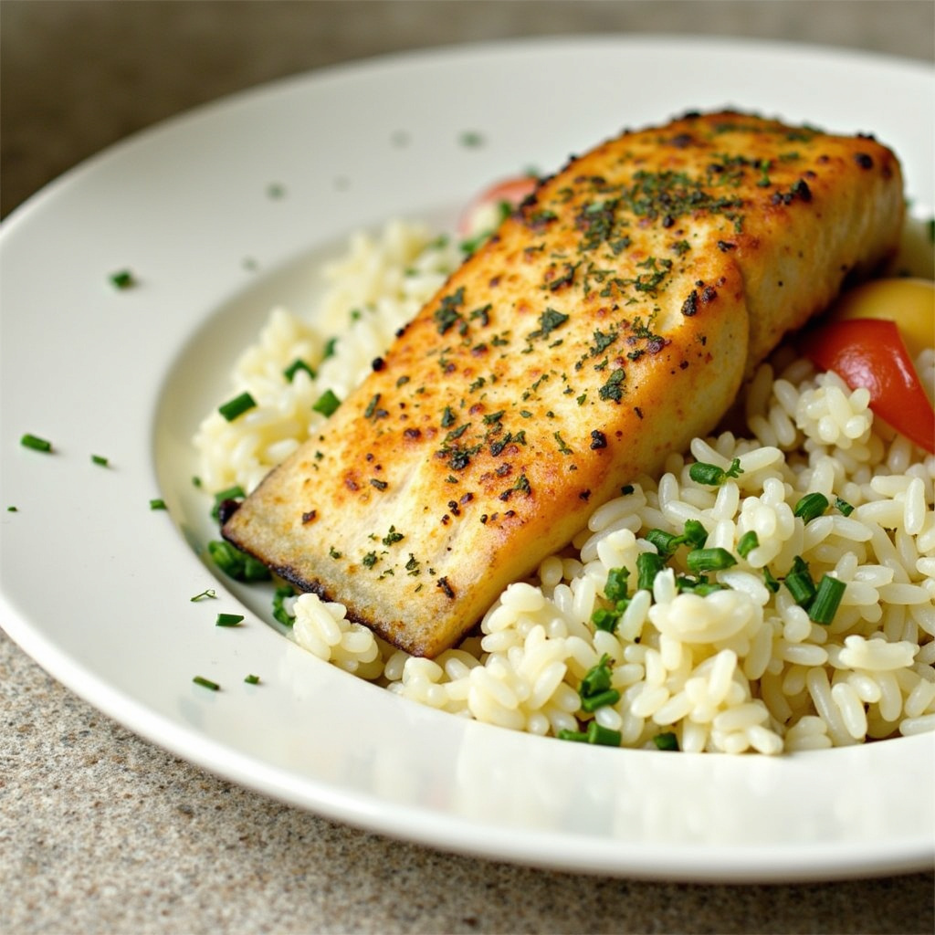 Cheesy Herb Baked Fish and Broccoli Rice Casserole (recipe and tips)