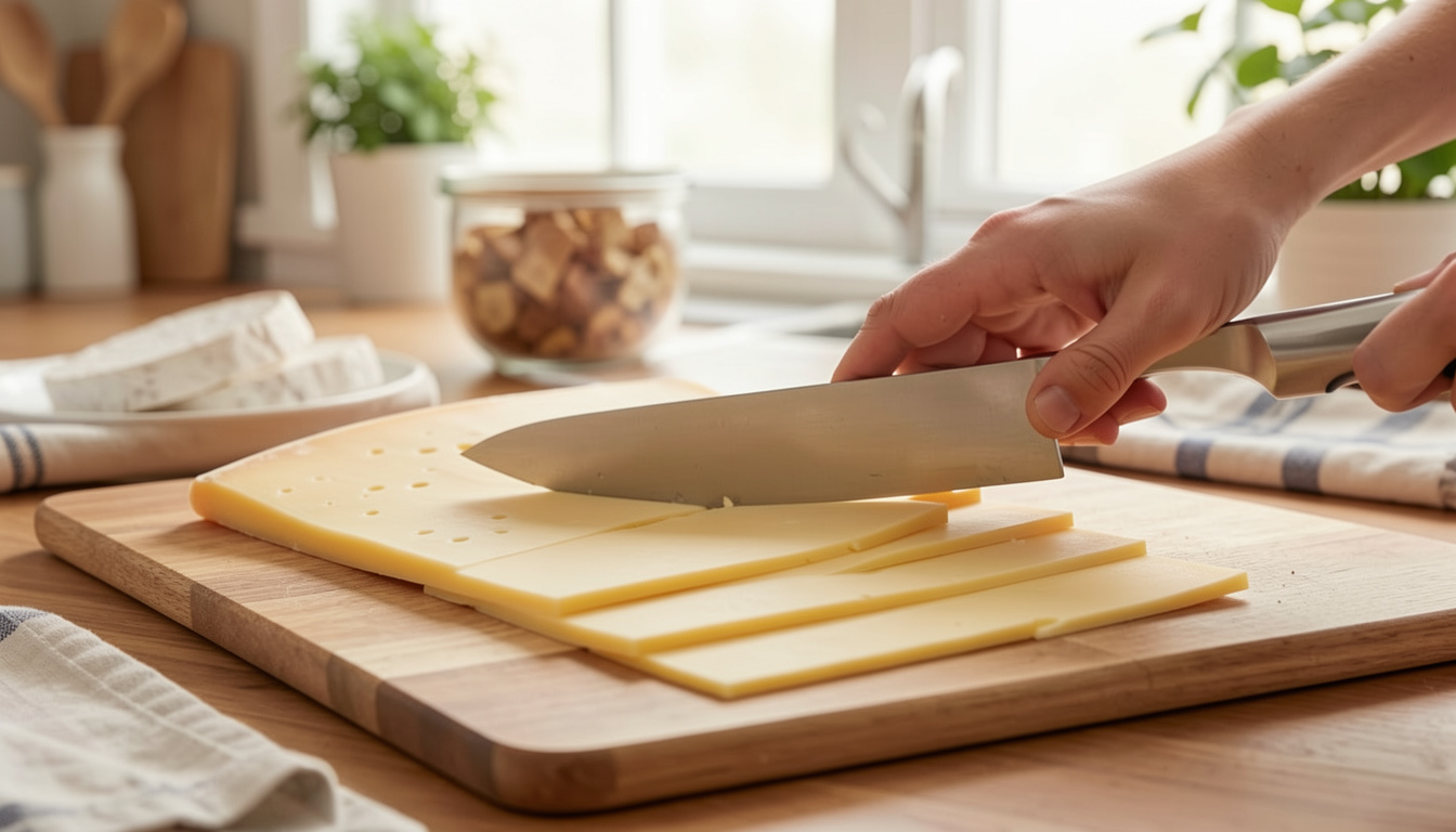 How to Cut Sliced Cheese (recipe and tips)