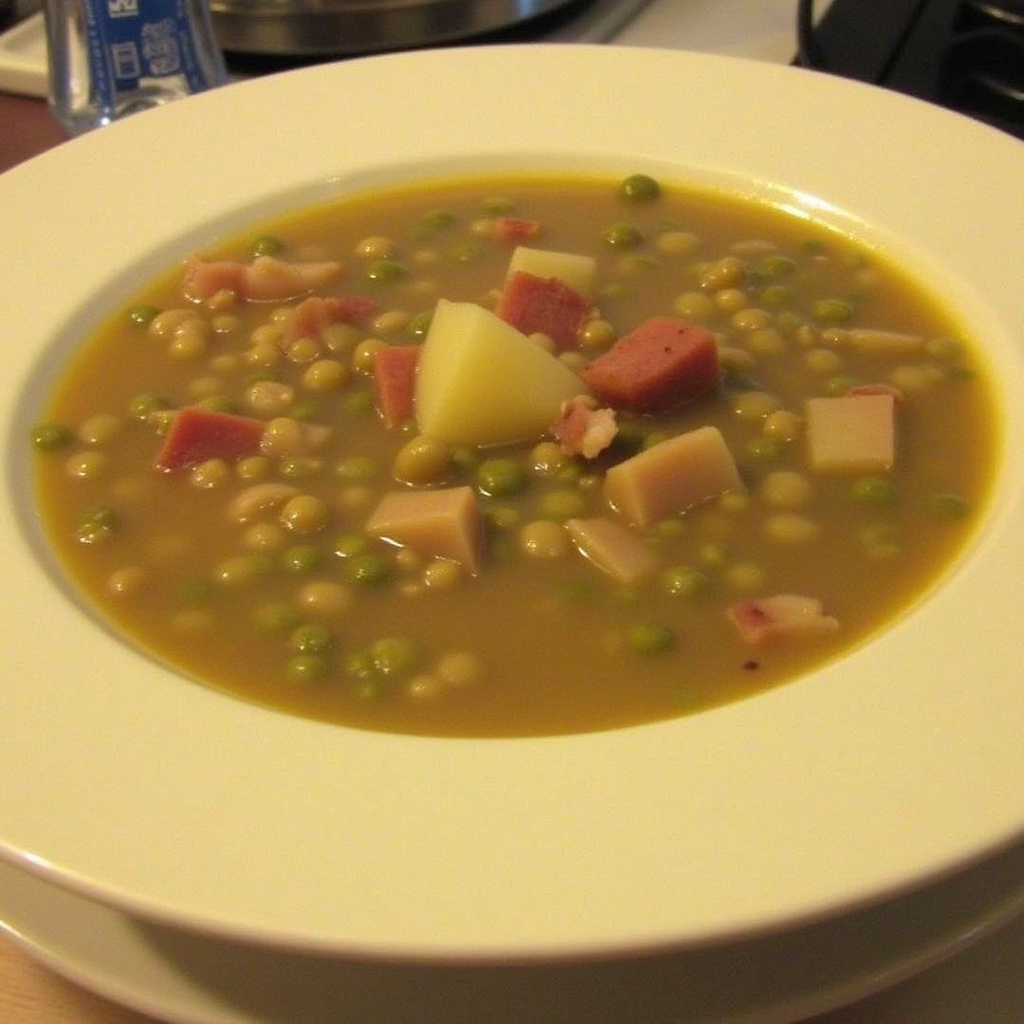 La Soupe de Pois Cassés, Lard, Jambon et Pommes de Terre de Joe ...