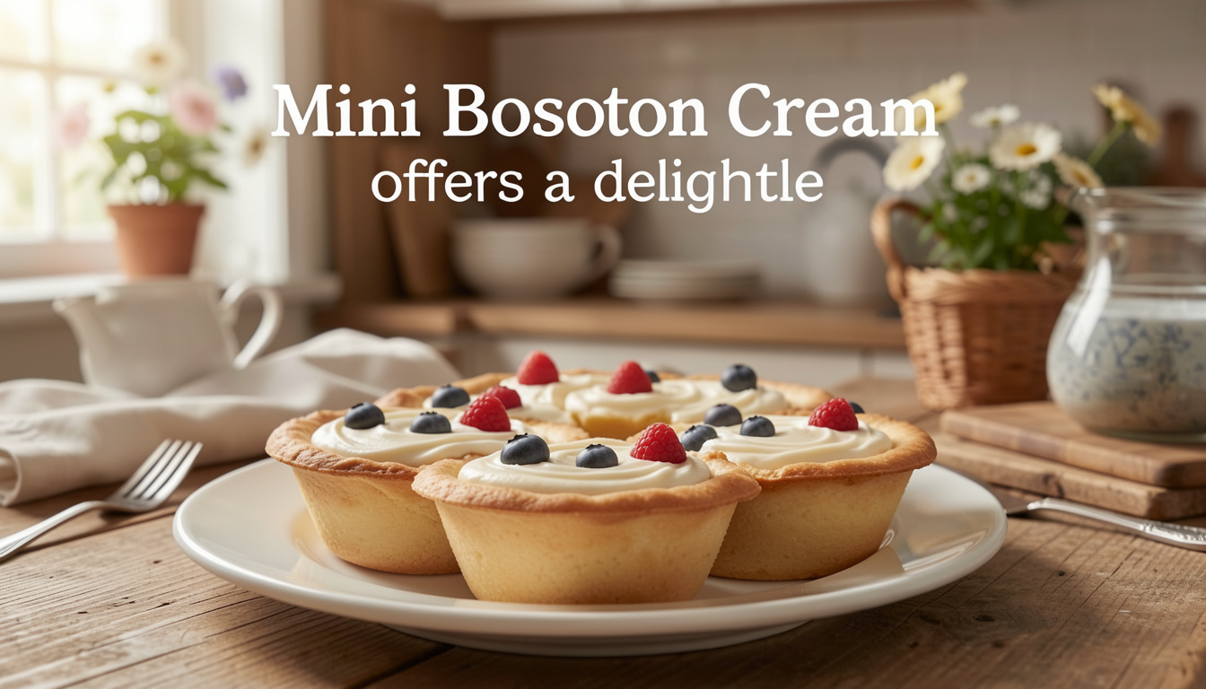 Mini Boston Mini Boston Cream Pies (Rezept und Tipps)
