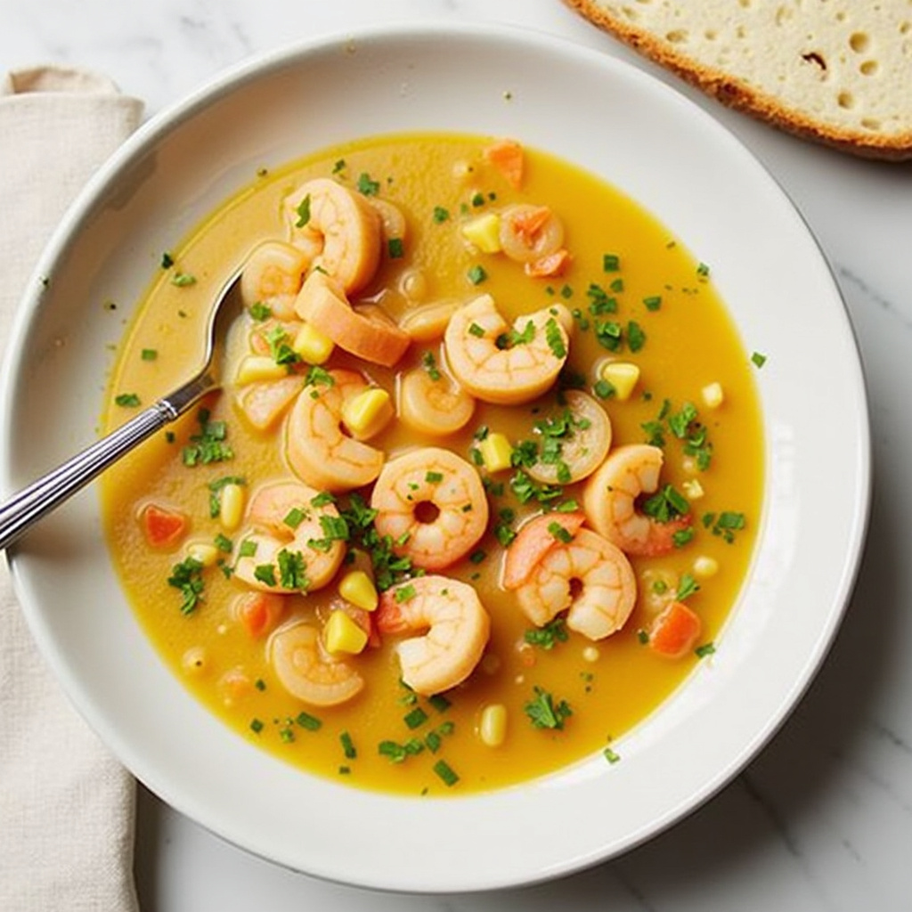 Peruvian Shrimp-And-Corn Chowder (recipe and tips)