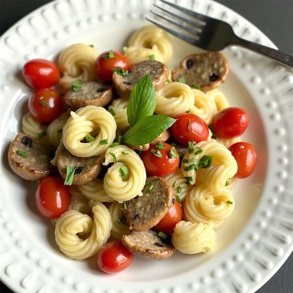 Portabella, Artischocken, Kirschtomaten Nudelsalat (Rezept und Tipps)