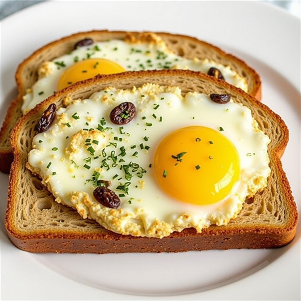 Raisin Bread Egg Toast (French Toast) (recipe and tips)