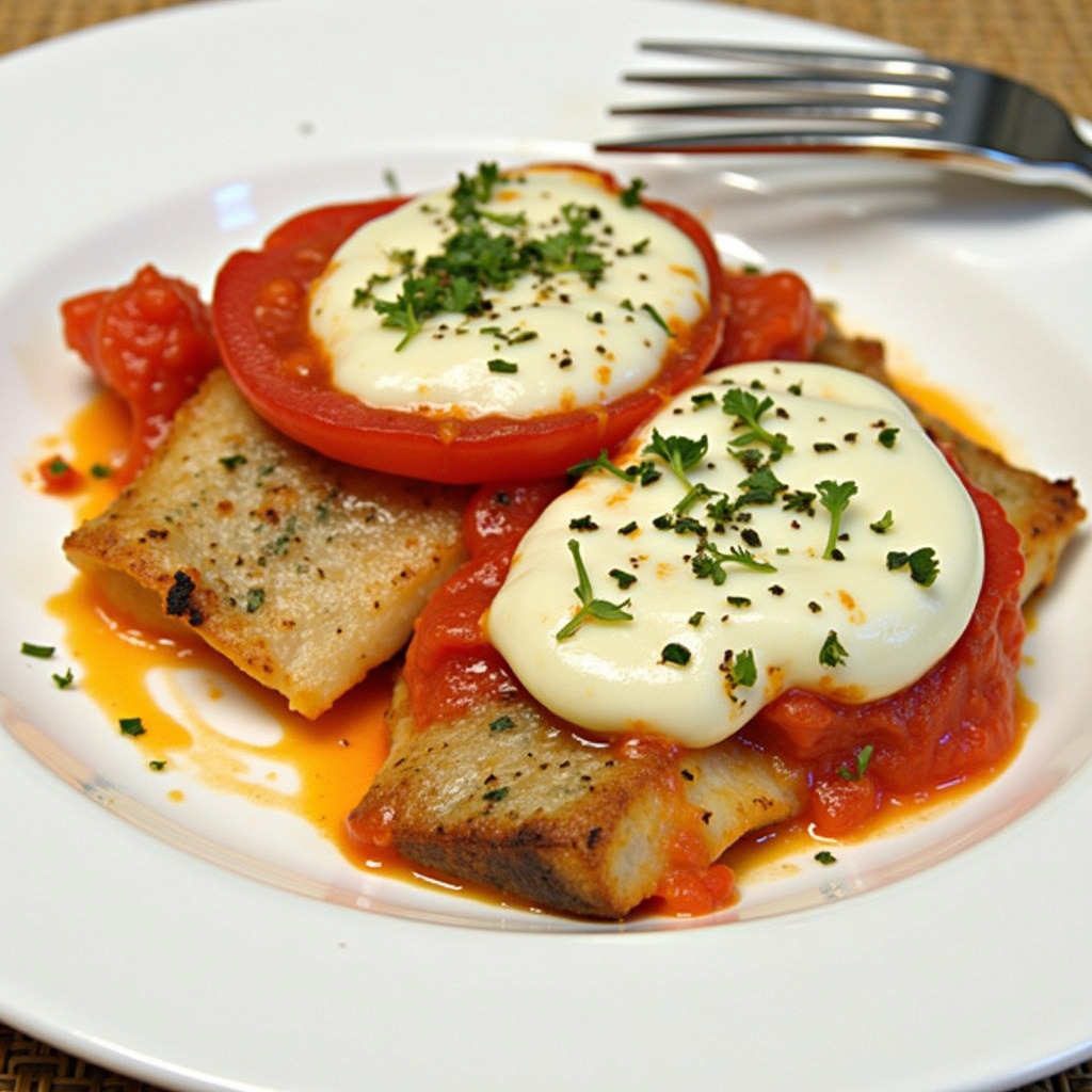 Really Easy Baked Sole Fish With Mozzarella And Tomato (recipe and tips)