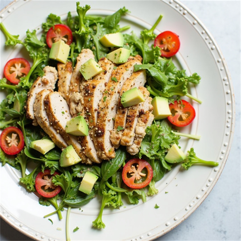 ensalada-de-pollo-asado-con-aguacate-y-aderezo-de-miso-y-lim-n-receta