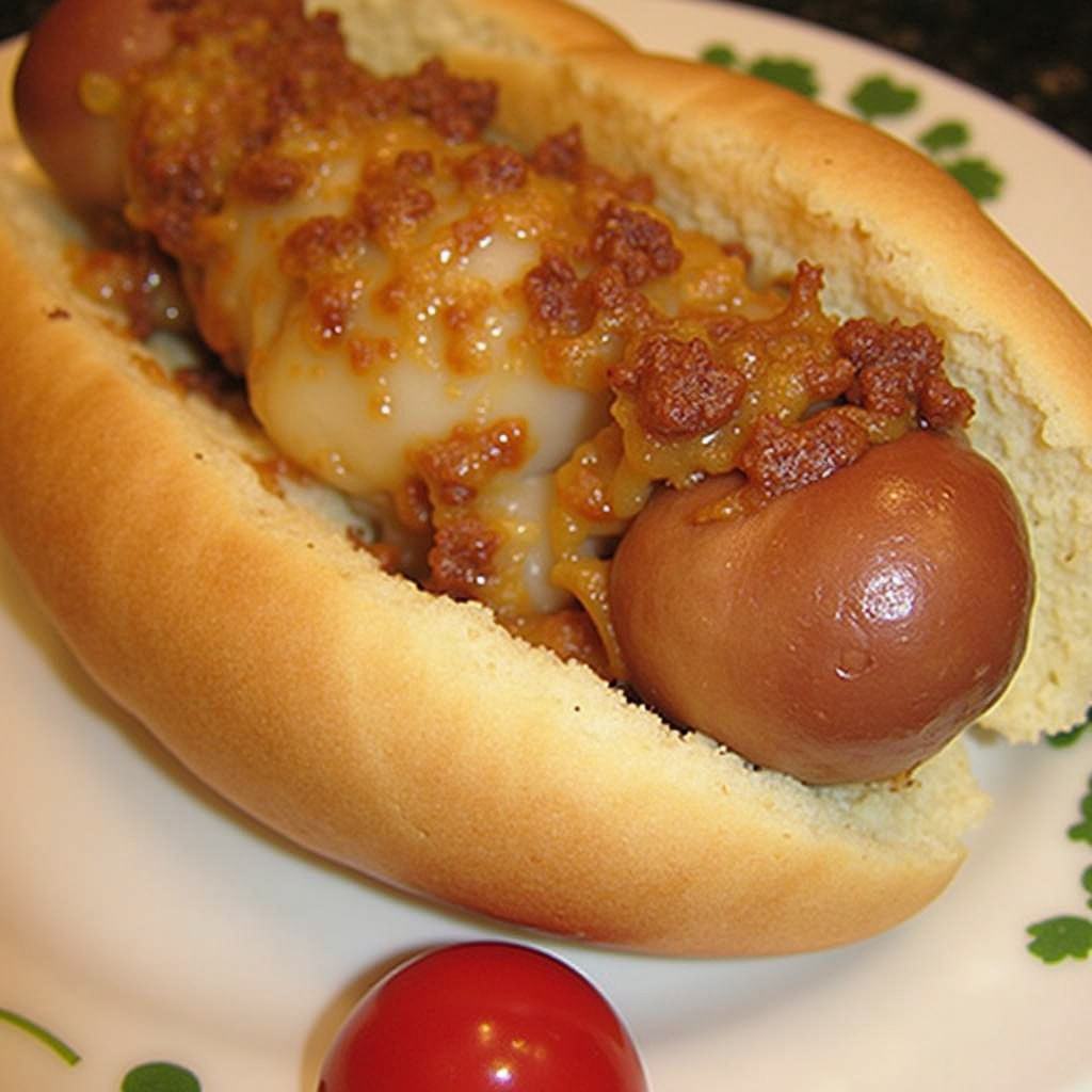 Griddled Butter-Toasted Hot Dogs with Sauteed Onions and Cheese (recipe ...
