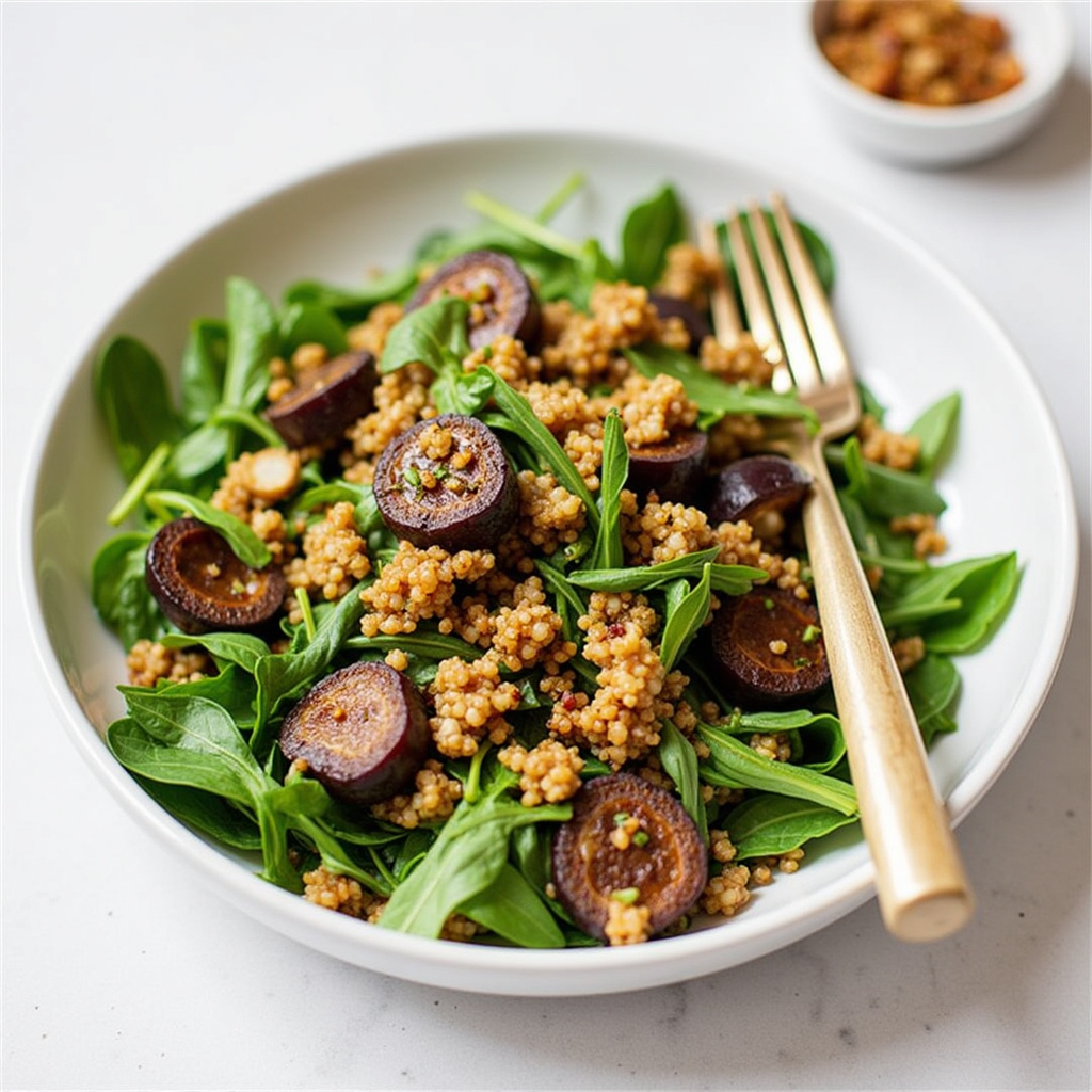 Salade Fum e D peautre D Aubergines Et De Roquette recette Et Conseils Salade Fum e D peautre D Aubergines Et De Roquette recette Et Conseils