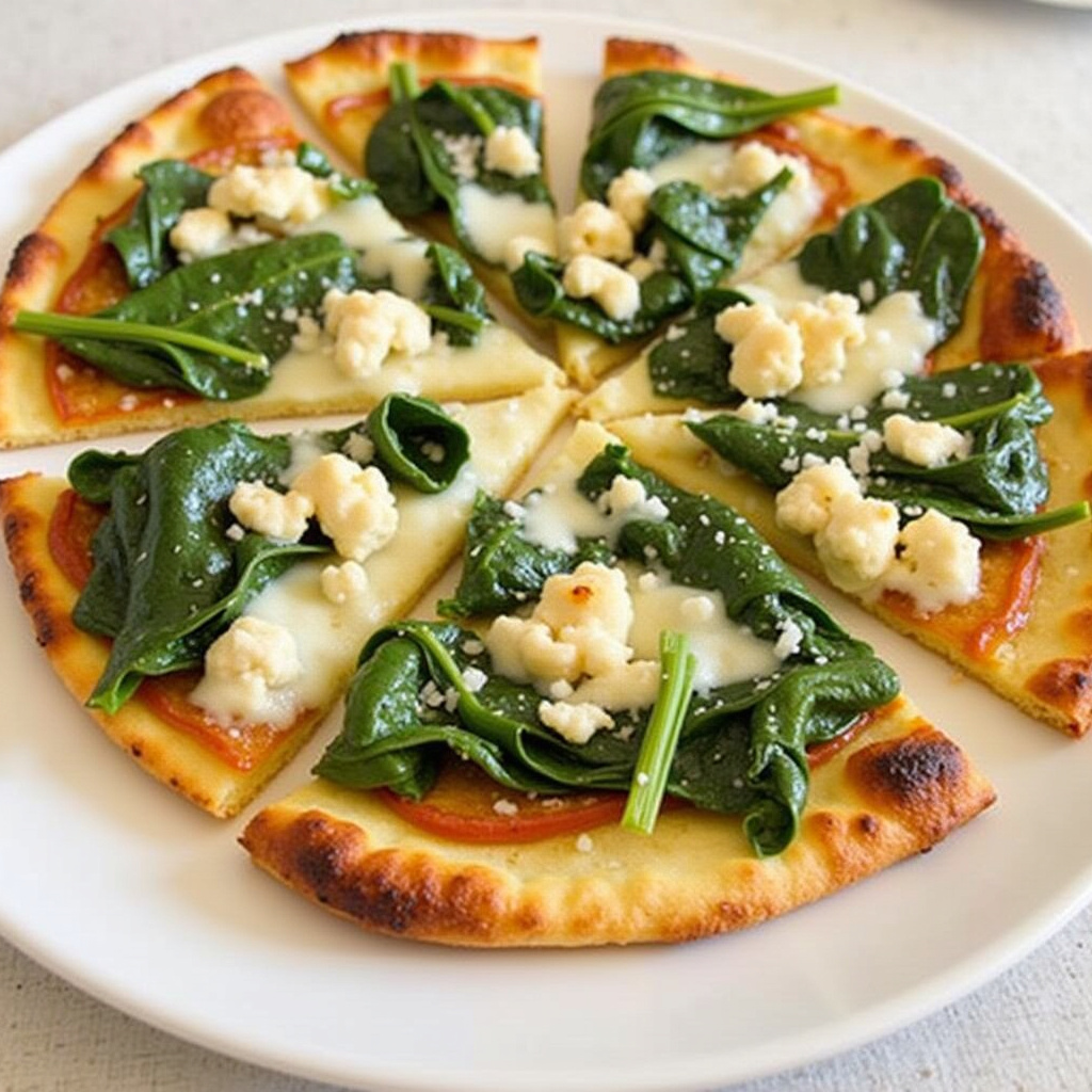 Was Kommt Auf Eine Spinat Pizza