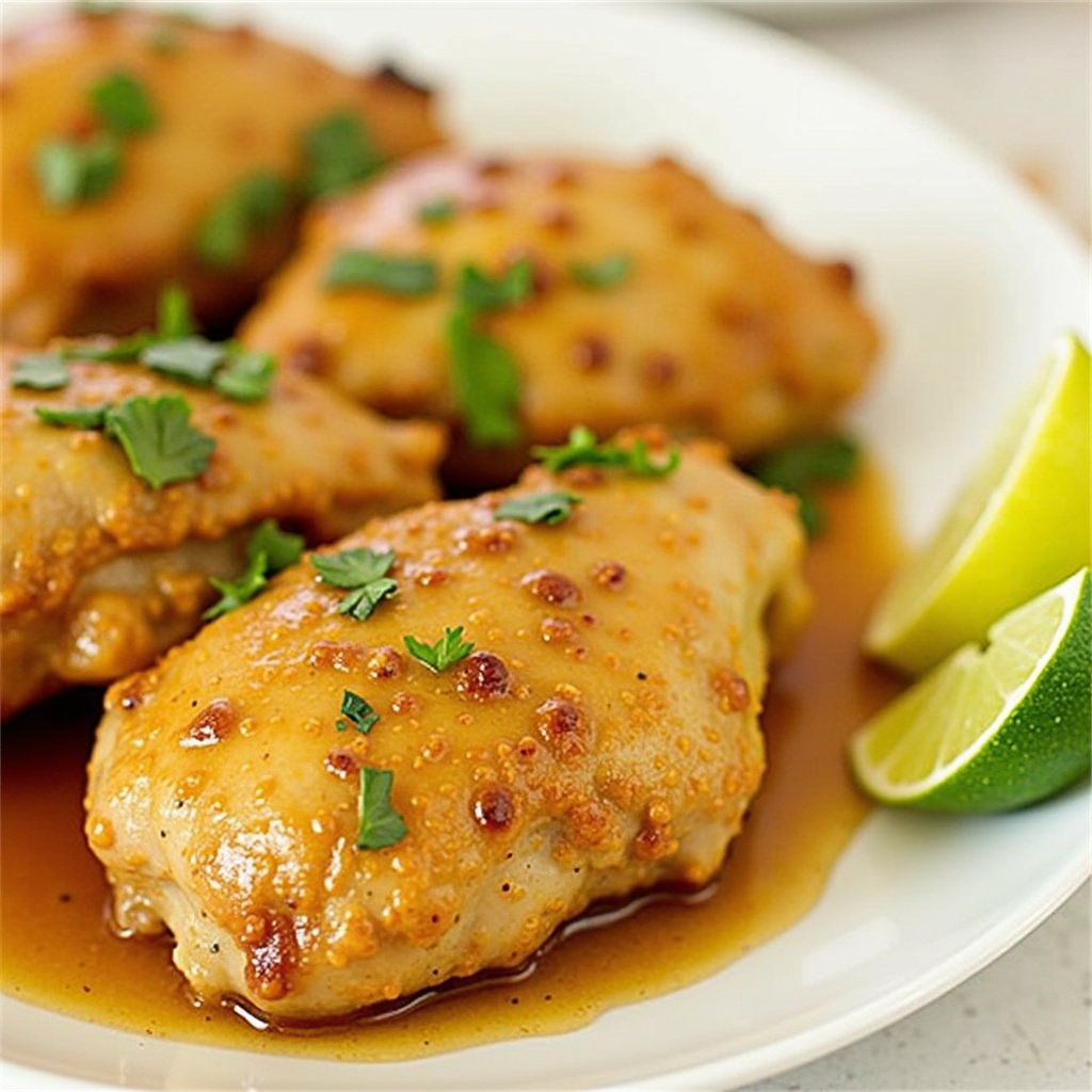 Poulet au Miel et à la Moutarde de Dijon de Sunny (recette et conseils)